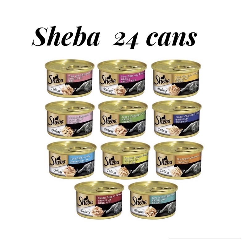 {?Bundle of 24} Ready Stocks? Sheba Cat Canned Food 85g (10 Flavors)(Mixable)