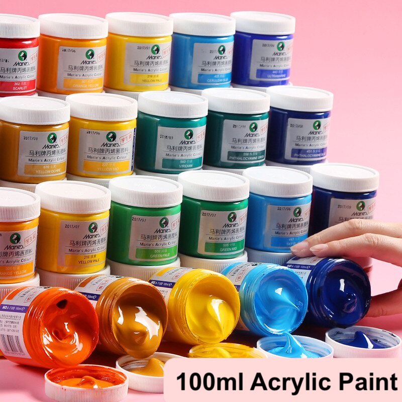 Maries Acrylic Paint 100ML Acrylic Colour Art Supplies