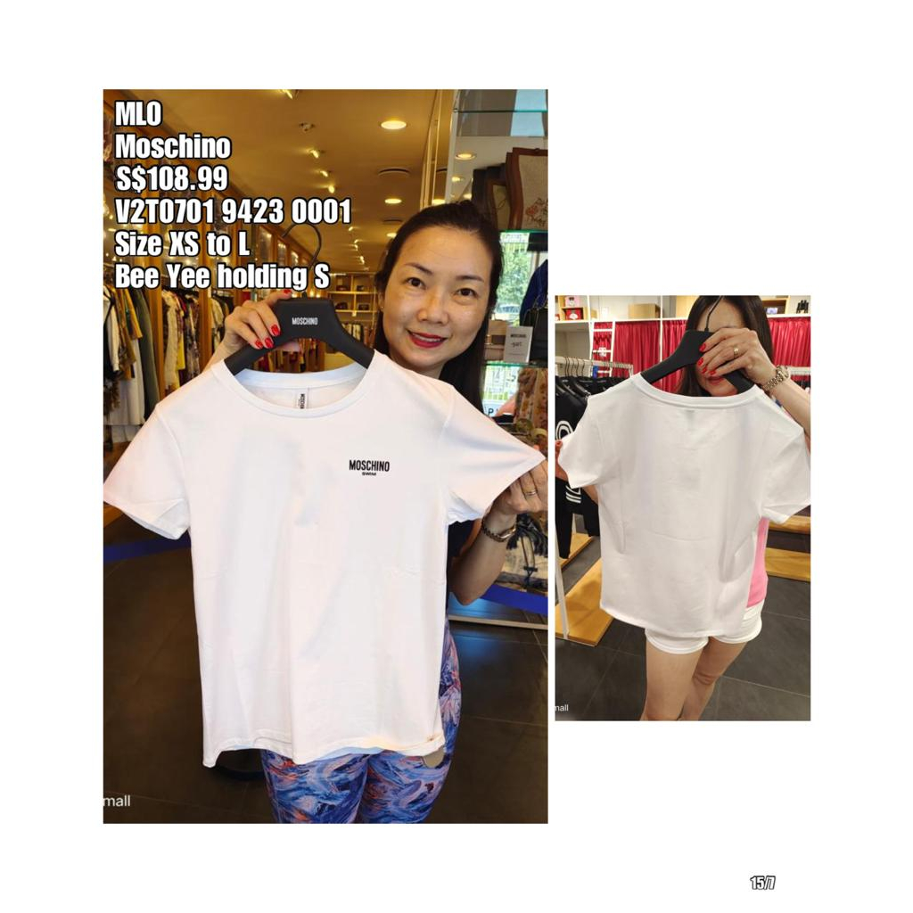 PRE-ORDER ML0 MOSCHINO V2T0701 9423 0001 TSHIRT
