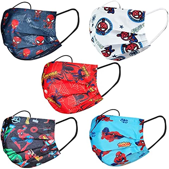 50PCS Kids Face_Mask Children 3Ply Earloop Breathable Kids Face_Mask Outdoor School Supplies Boys Girls