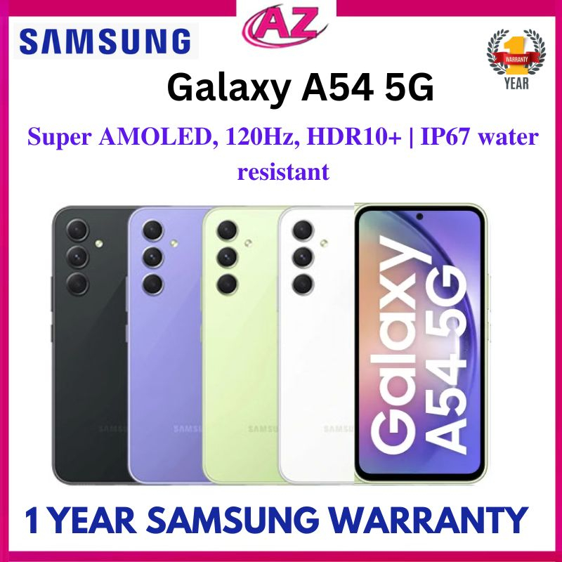 Samsung Galaxy A54 (5G) | (8GB 256GB) | (8GB 128GB) | Sealed in Box | Local Set 1 Year Samsung Warranty | 2023 Model